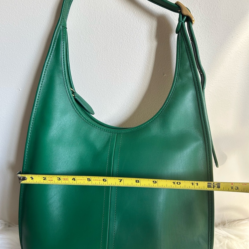 Coach Ergo Green Glovetanned Leather Hobo‎ Shoulder Bag Excellent - Picture 14 of 16